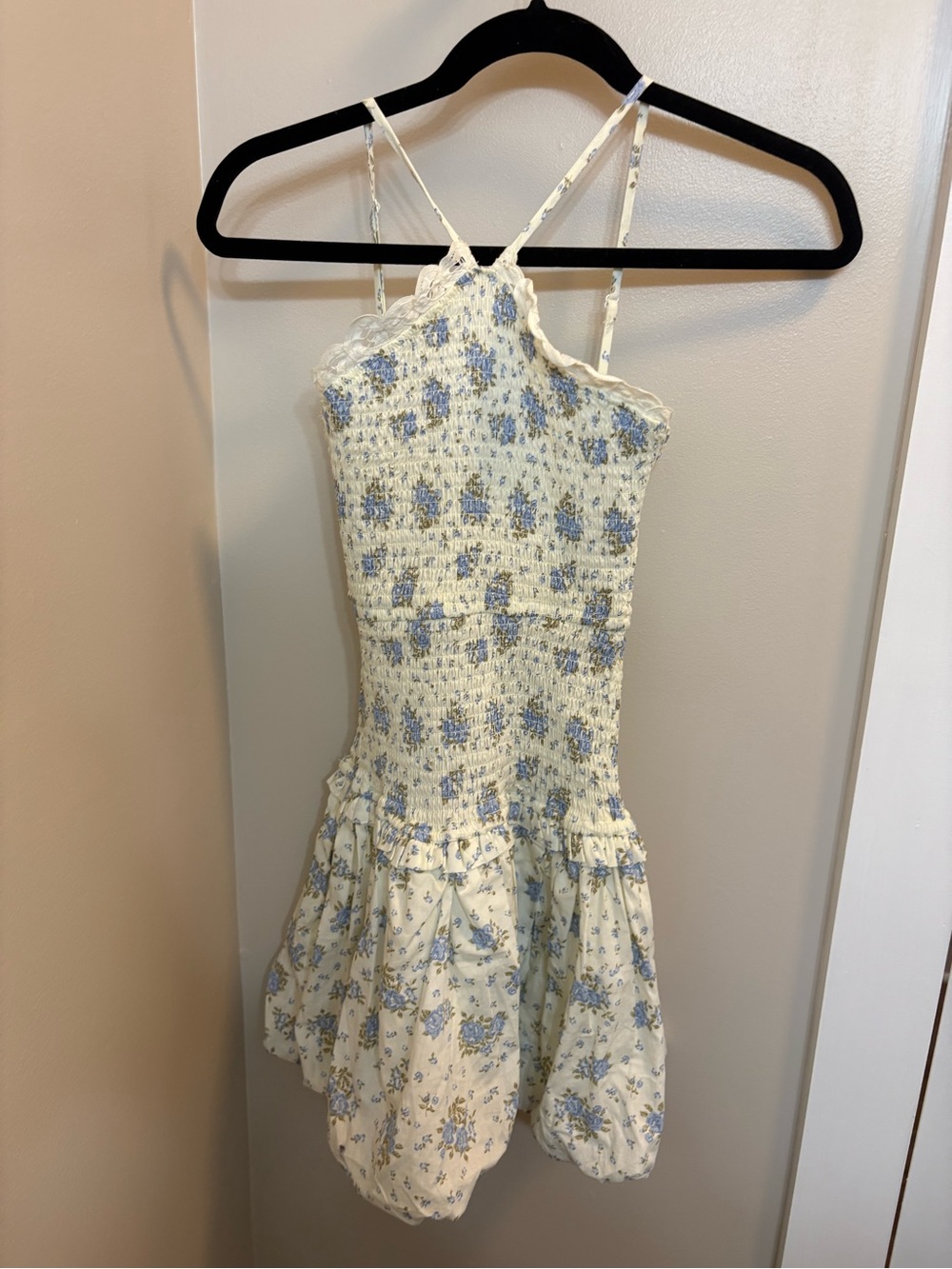 Smocked Mini Bubble Dress